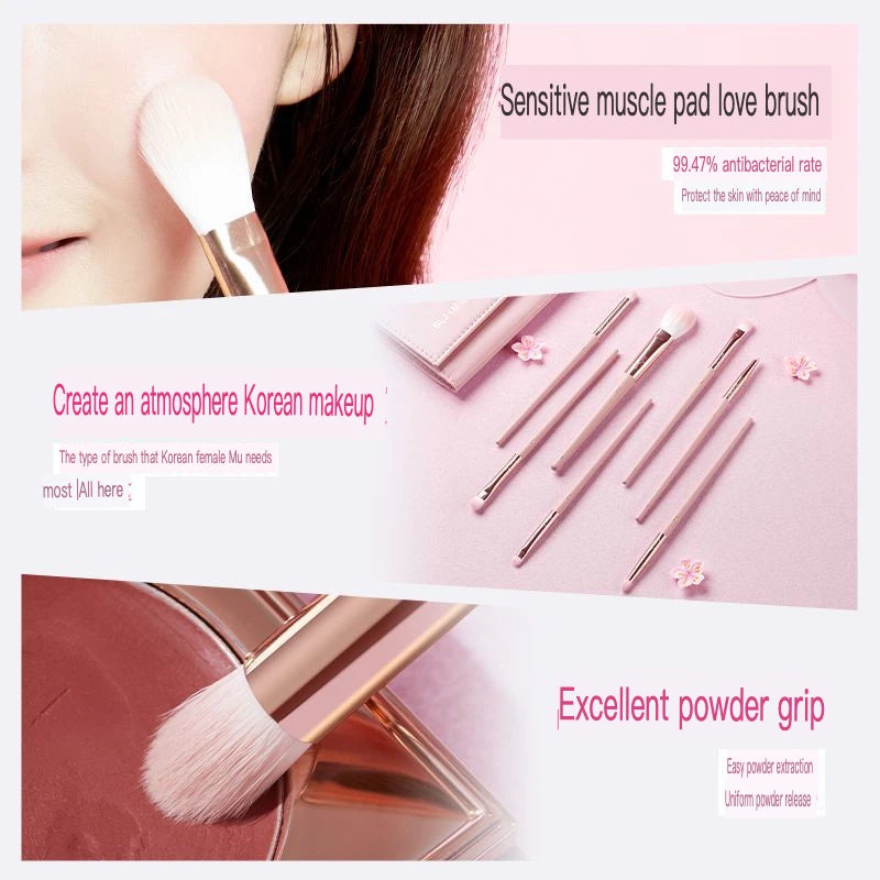 7-Piece Eye Makeup Brush Set | Eyeshadow Gift Box Eye Makeup Brush Set QXL