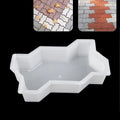 Plastic DIY Concrete Path Maker Mold | Garden Paving Brick Garden Paving Mold QXL One Size