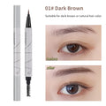 CHIUEAST Liquid Eyebrow Pen | Waterproof Ultra-Fine Brow Pencil Liquid Eyebrow Pen QXL 01 dark brown