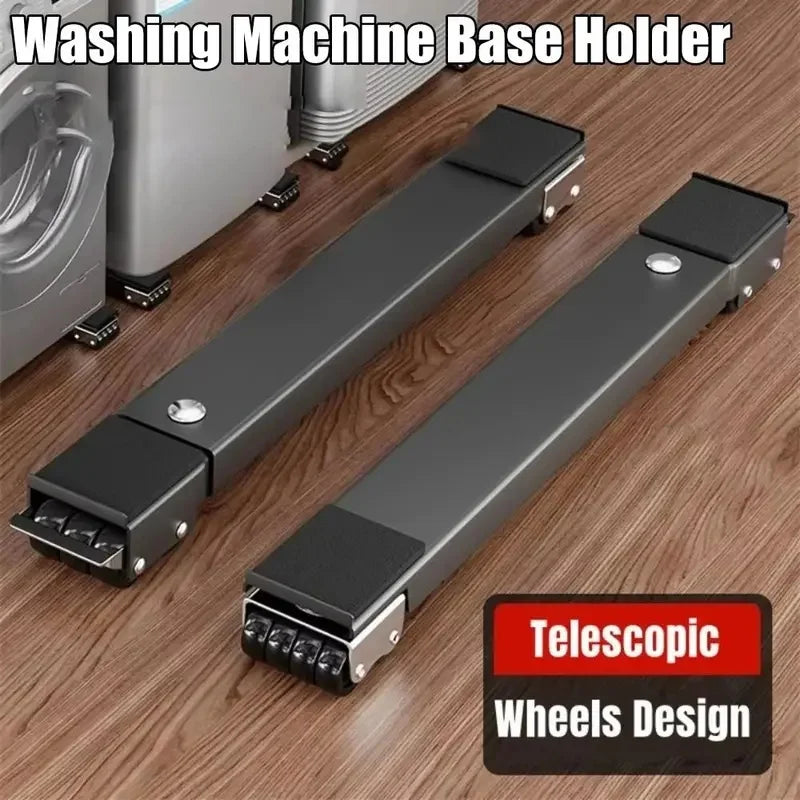 2-Pack Adjustable Appliance Base | 24 Universal Wheels Appliance Moving Base QXL