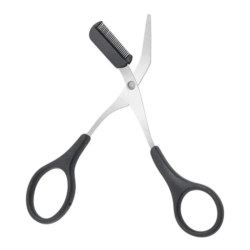 Precision Eyebrow Scissors with Safety Rounded Tips | Grooming Eyebrow Scissors QXL