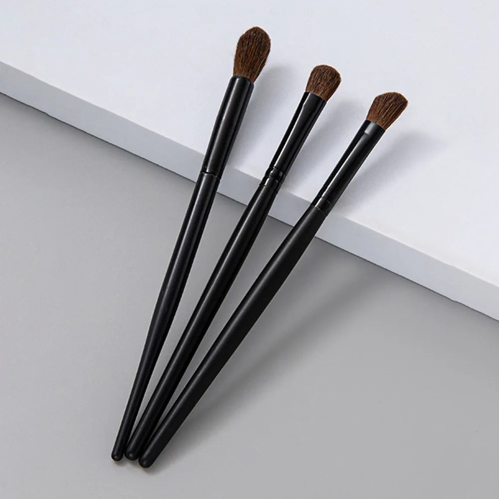 Pony Hair Makeup Brush Set – Eyeshadow, Contour & Highlight Makeup Brush Set QXL 3PCS
