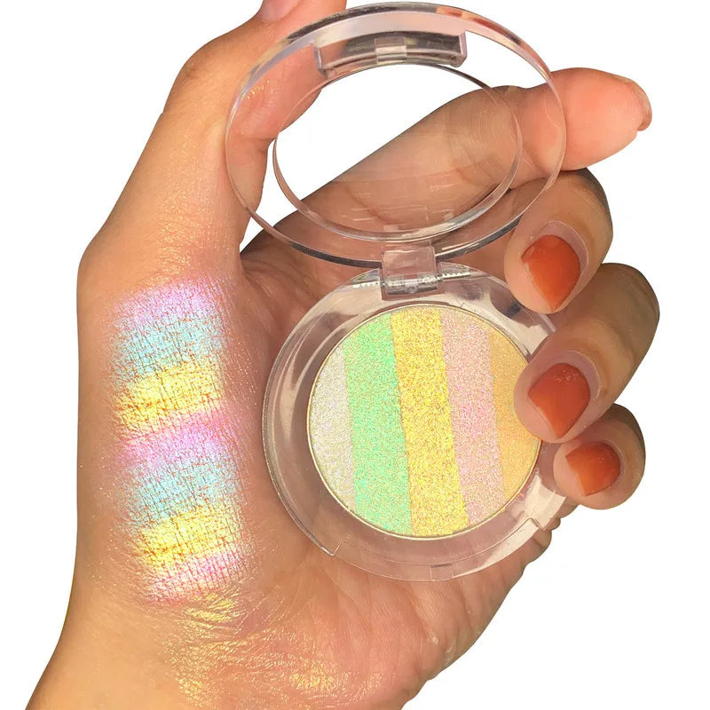 5-Color Chameleon Rainbow Diamond Eyeshadow | Shimmer & Glitter Shimmer Eyeshadow QXL