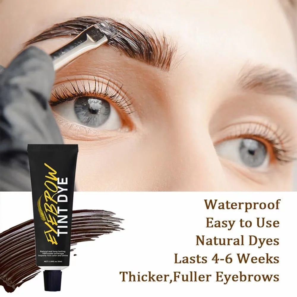 VERONNI Eyebrow & Lash Tint Kit – Black, Brown & Maroon Eyebrow Tint Kit QXL