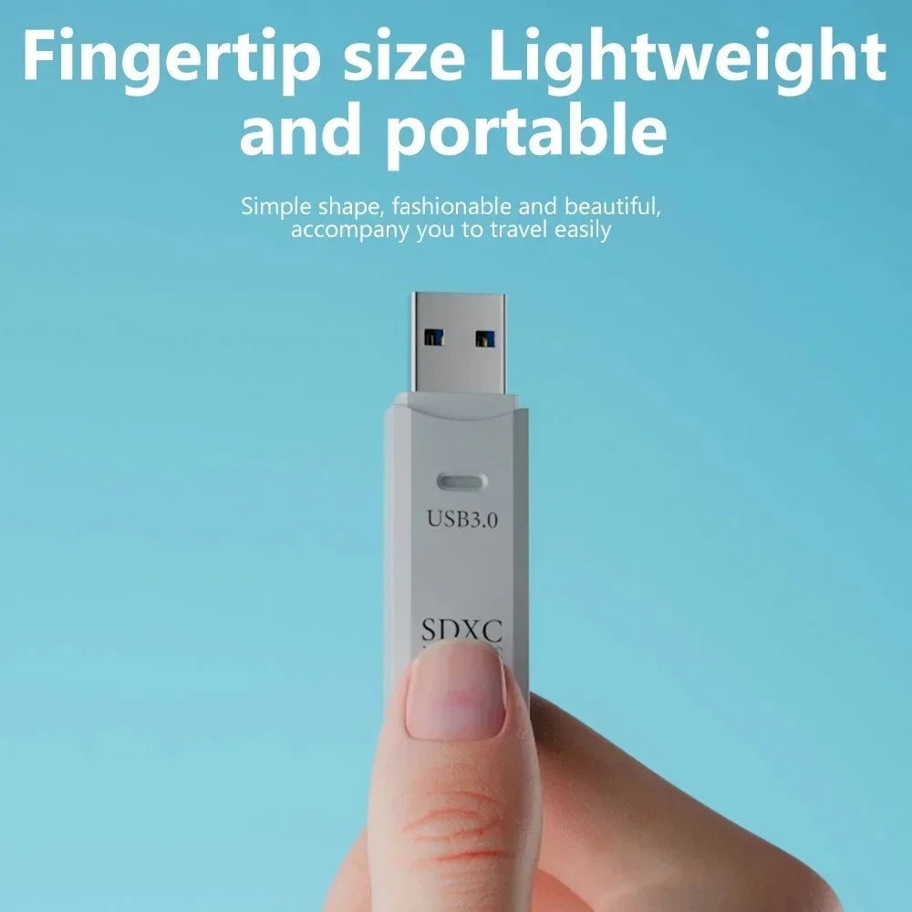 2-in-1 USB 3.0 SD & TF Memory Card Reader Adapter Memory Card Reader QXL