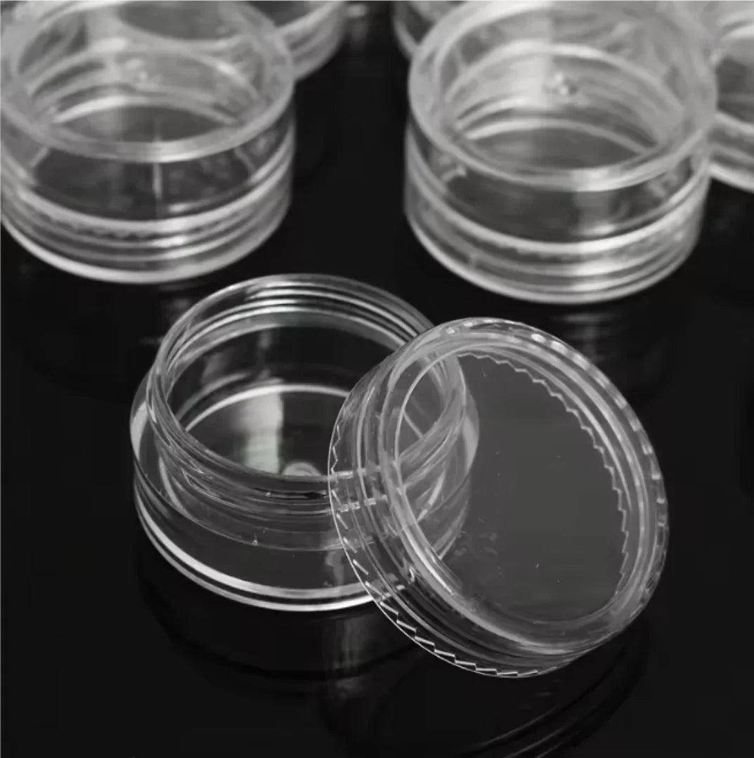 50-Pack 5g Clear Sample Jars | Mini Cosmetic Cream Containers Cosmetic Sample Jars QXL