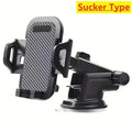 Gravity Car Phone Holder | Dashboard Windshield Suction Mount Car Phone Mount QXL black