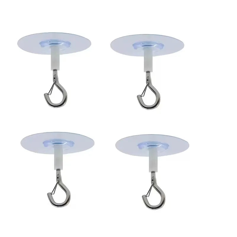 2-Pack Heavy-Duty Adhesive Ceiling Hooks | No-Drill Hanger Adhesive Ceiling Hooks QXL