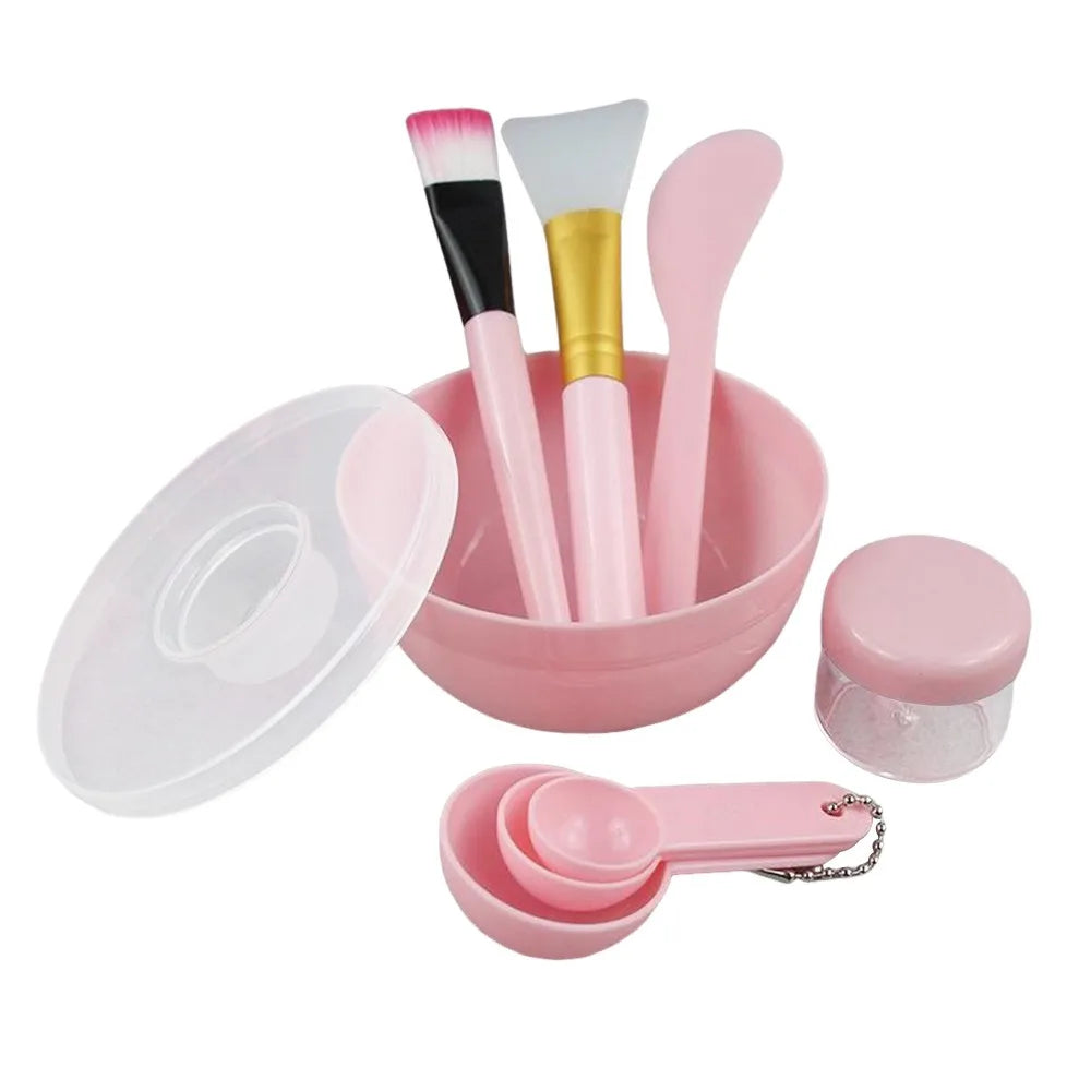 DIY Face Mask Mixing Bowl Set – Silicone Brush & Spatula Kit Face Mask Tool Set QXL 7-piece set