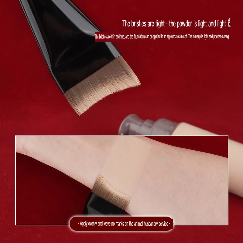 Flat Head Foundation Brush | Curved Lightweight Makeup Tool Foundation Makeup Brush QXL