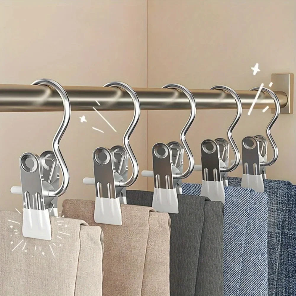 20-Pack Boot Hanger Clips | Space-Saving Clothes Pins Clothes Hanger Clips QXL