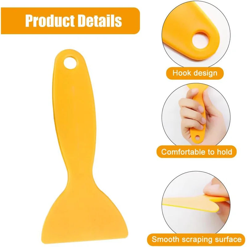 Vinyl Wrap Squeegee Scraper Set | Anti-Scratch Plastic Blade Vinyl Wrap Squeegee QXL