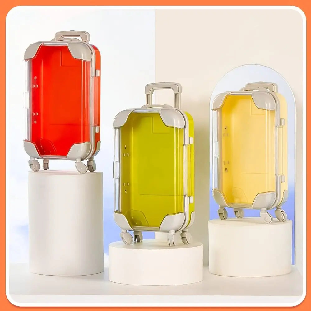 Mini Suitcase Candy Party Favor Box | Plastic Trolley Case Party Favor Box QXL