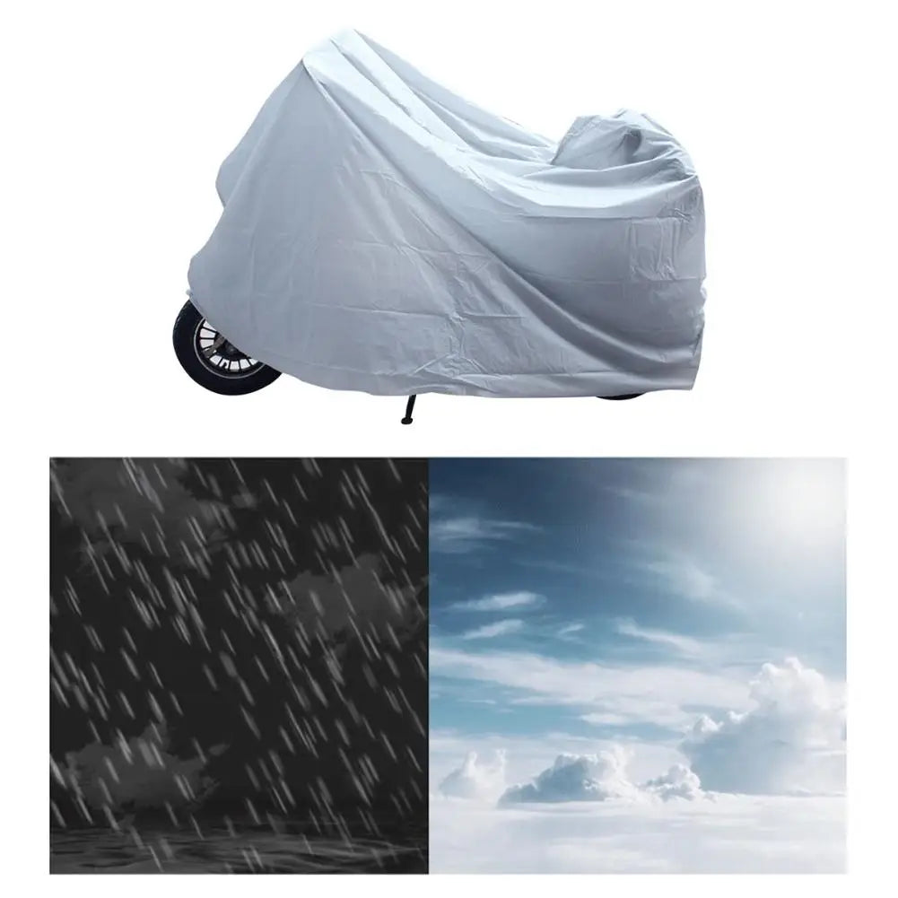 Waterproof Motorcycle Cover UV Rain Dust Protection S–XL Motorcycle Protective Cover QXL