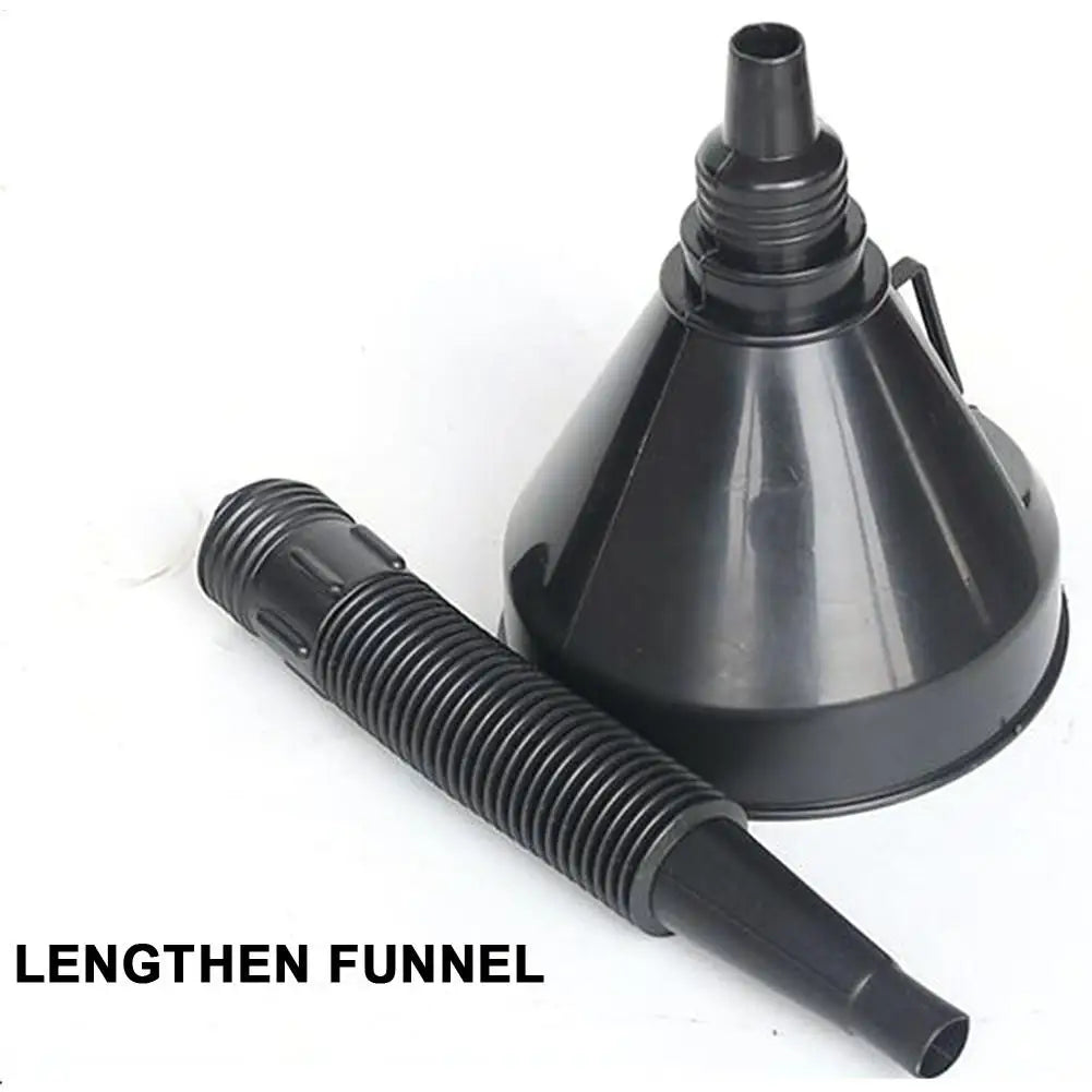 Universal Oil Funnel Set with Filter & Flexible Extension Nozzle Automotive Funnel Set QXL
