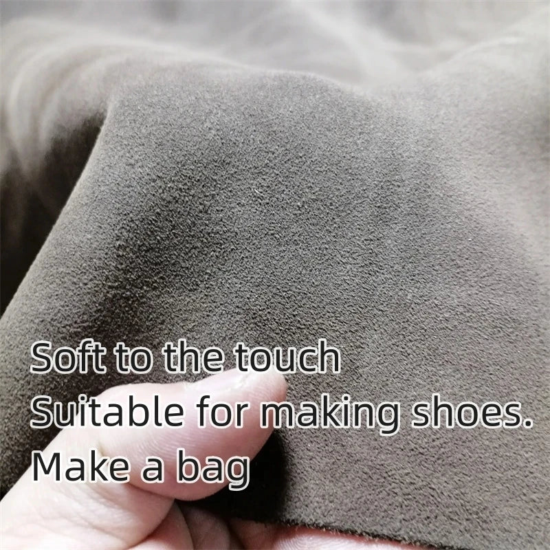 Double-Sided Nubuck Suede Cowhide Leather | DIY Shoes & Crafts Leather Craft Sheet QXL