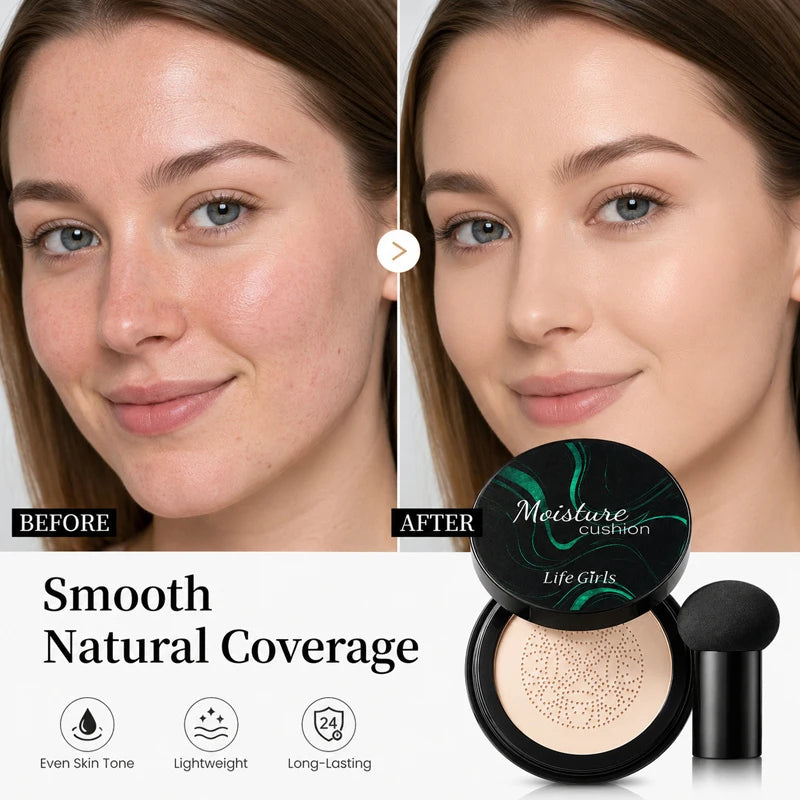 Life Girls Moisture Cushion BB Cream Foundation | 3 Shades Cushion Foundation QXL