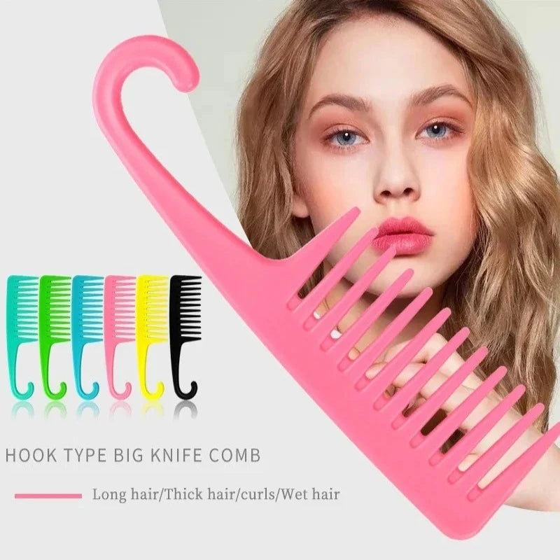 Anti-Static Wide Tooth Bending Comb for Wigs & Hair Styling Wide Tooth Hair Comb QXL