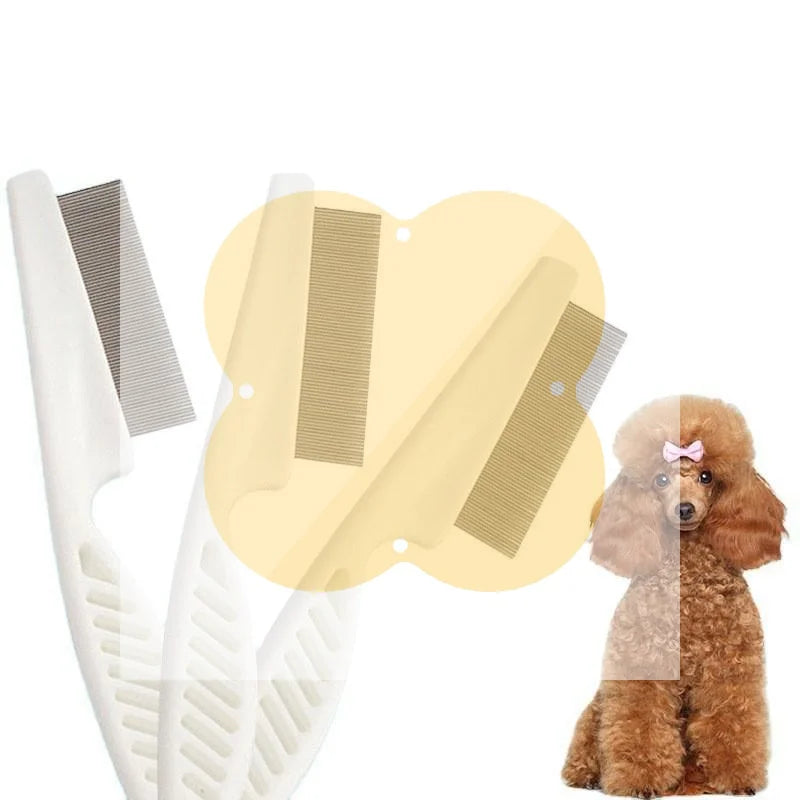 Stainless Steel Fine-Tooth Comb – Kids, Adults & Pet Grooming Fine Tooth Comb QXL