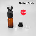 Mini Leakproof Essential Oil Inhaler Bottle | Portable Aroma Essential Oil Inhaler QXL Button 15ml