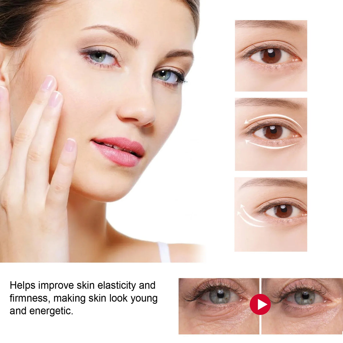 Eelhoe Retinol Eye Cream Stick | Dark Circles & Firming Eye Cream Stick QXL