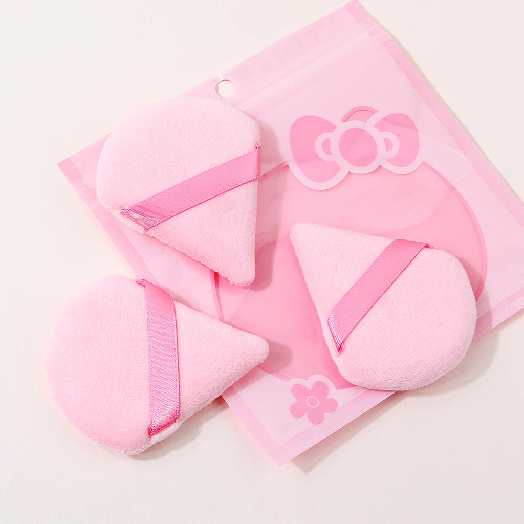 KOSSHOW 3-Pack Soft Makeup Puffs for Loose Powder Setting Makeup Sponge Puff QXL