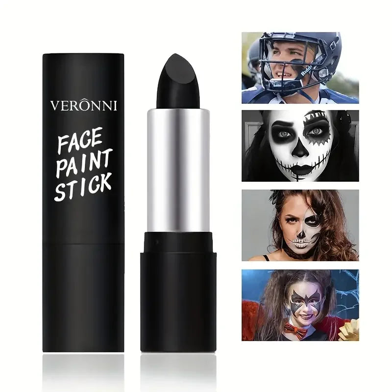 VERONNI Black Face & Body Paint Stick | Waterproof Eye Black Face & Body Paint QXL