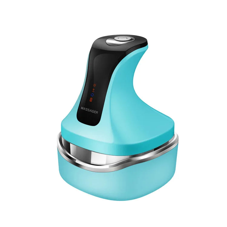 Electric Scalp Massager | 4-Speed Rechargeable Claw for Body & Pets Electric Scalp Massager QXL green