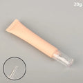 20g Refillable Cosmetic Soft Tube with Dropper Cap | Empty Refillable Cosmetic Tube QXL Nude