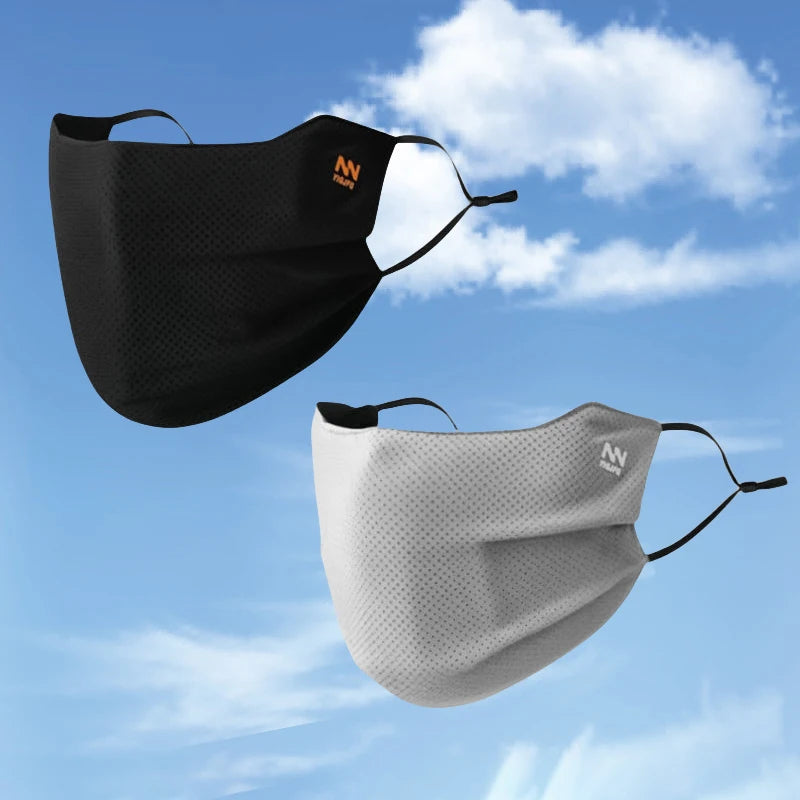 UV Ice Silk Cycling Face Mask | Breathable Sun Shield UV Face Shield Mask QXL