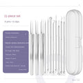 11-Piece Blackhead Extractor Tool Kit | Stainless Steel Set Blackhead Extractor Kit QXL 11Pcs Set