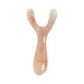Resin Y-Shape Gua Sha Face & Nose Lifting Massage Tool Gua Sha Face Tool QXL light-pink