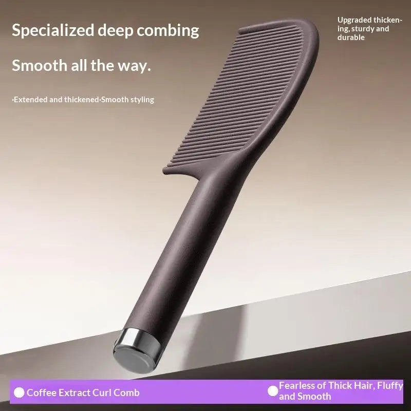 Coffee Dregs Oil-Absorbing Volumizing Hair Comb | Detangling Oil-Absorbing Hair Comb QXL Coffee