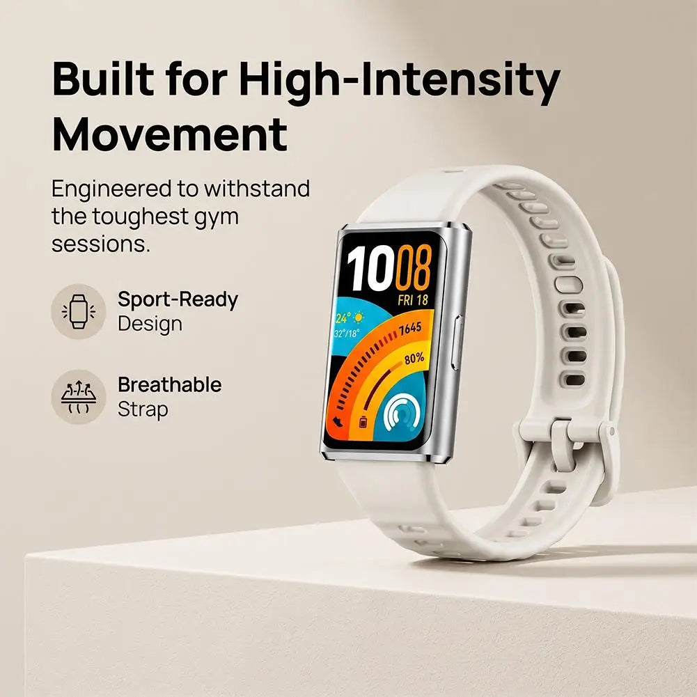 Huawei Band 11 Pro Silicone Sport Strap – Soft & Breathable Silicone Watch Band QXL