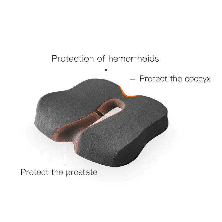Memory Foam Seat Cushion | Ergonomic Sit Bone Support Memory Foam Cushion QXL