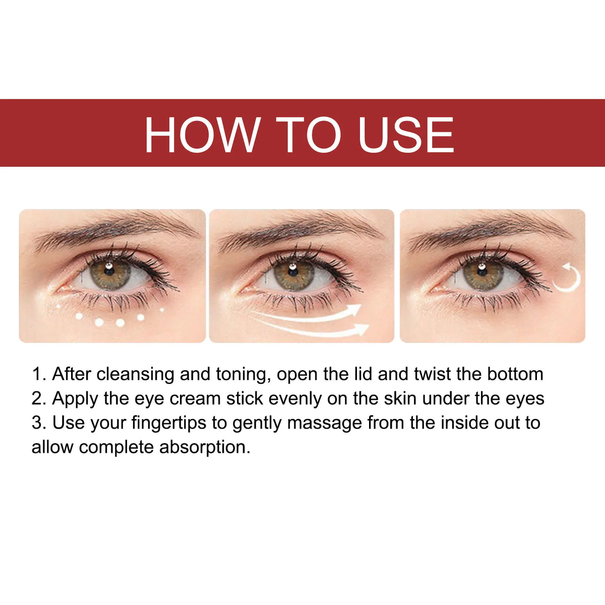 Hoygi Retinol Eye Cream Stick | Collagen & Hyaluronic Acid Eye Cream Stick QXL