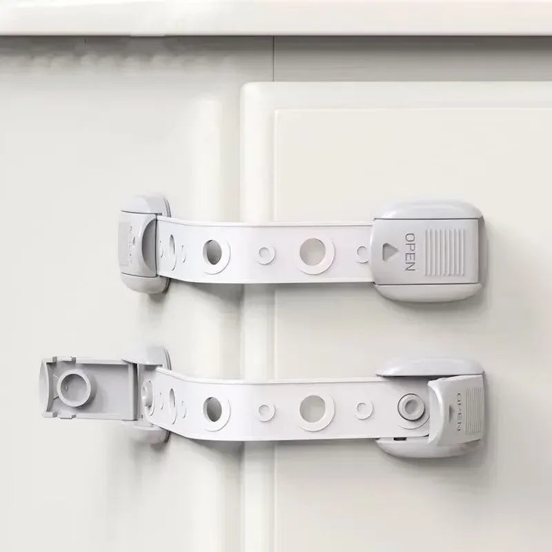5-Pack Baby Safety Cabinet & Drawer Locks | Anti-Pinch Latches Baby Safety Lock QXL