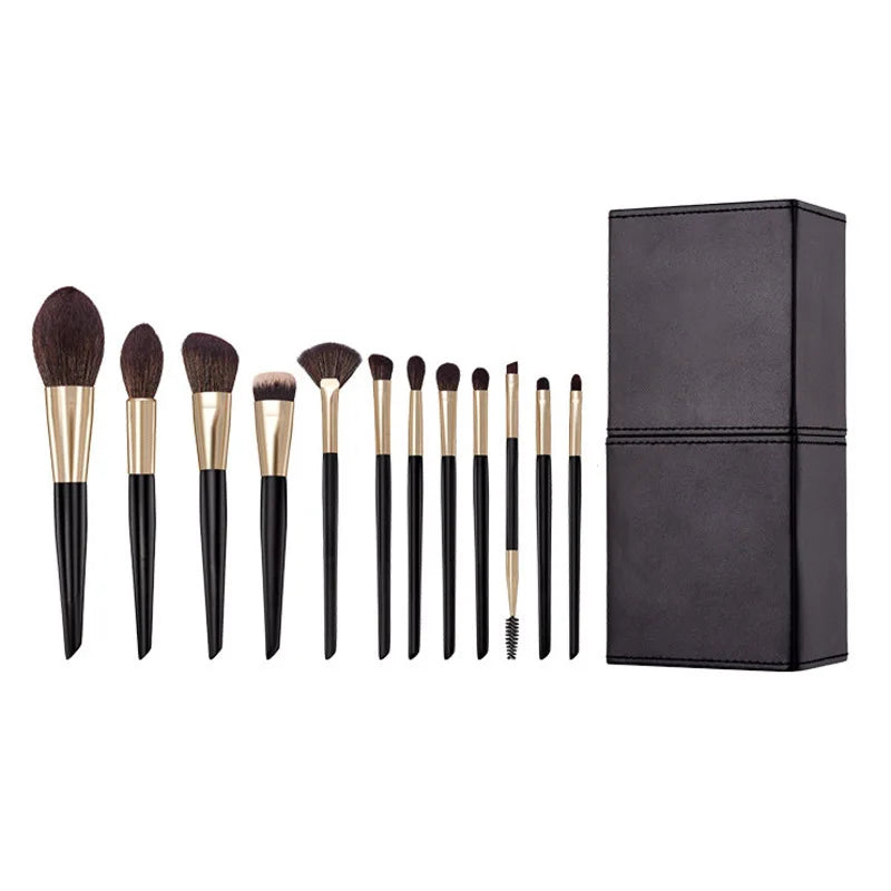 12-Piece Makeup Brush Set | Powder, Blush & Eyeshadow Kit Makeup Brush Set QXL