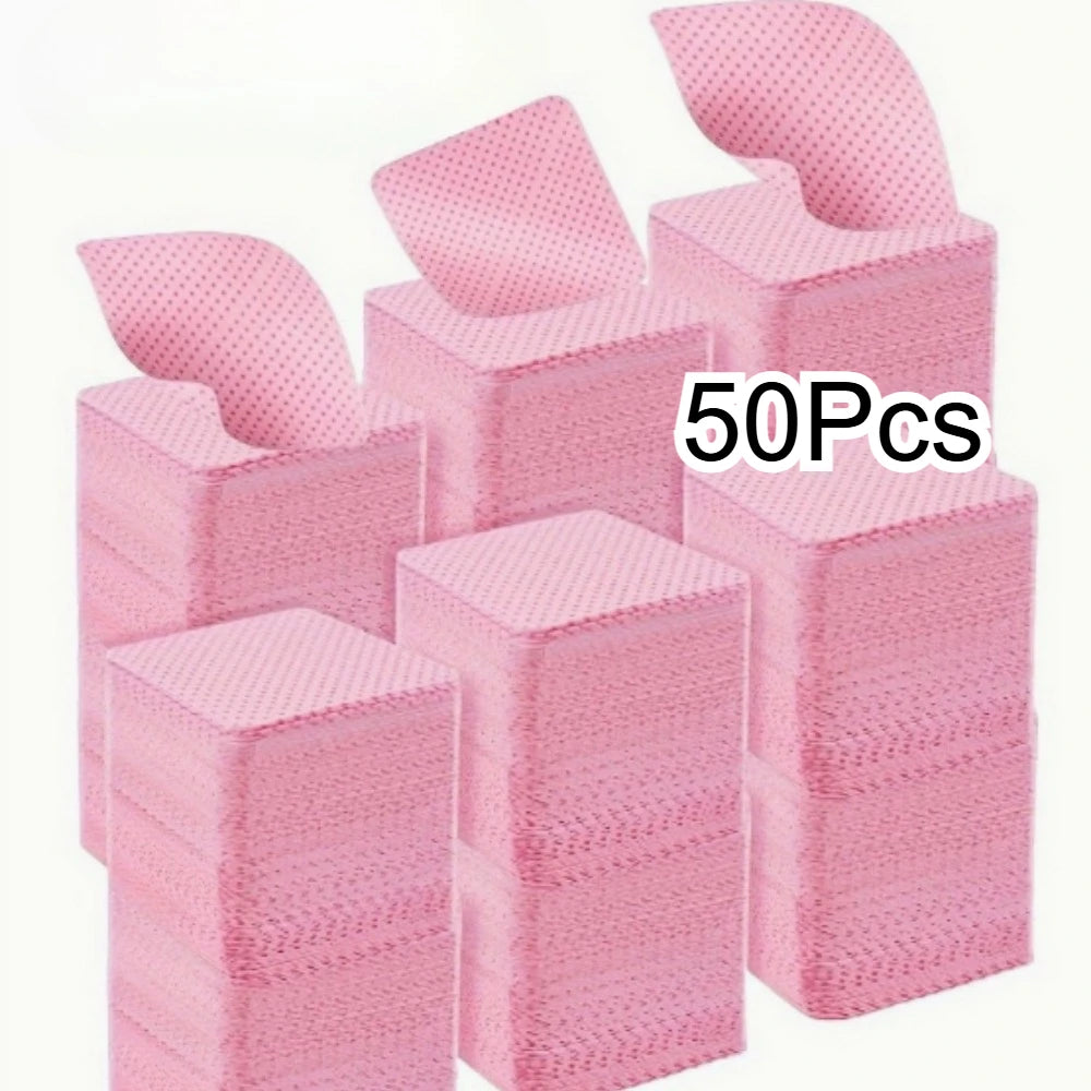 Lint-Free Gel Nail Wipes | Polish Remover Pads 20–300 Pc Nail Remover Wipes QXL 50Pcs