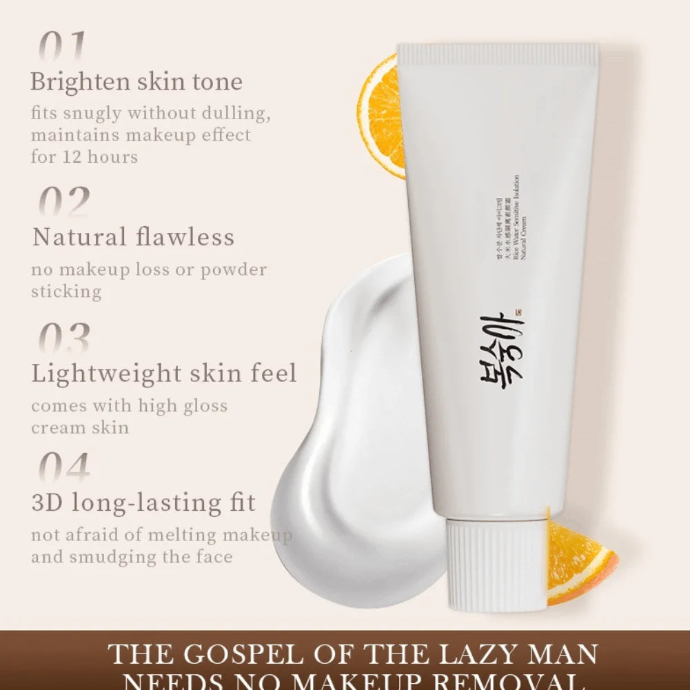 Rice Extract Tone-Up Cream SPF 50+ Brightening Moisturizer Brightening Moisturizer QXL