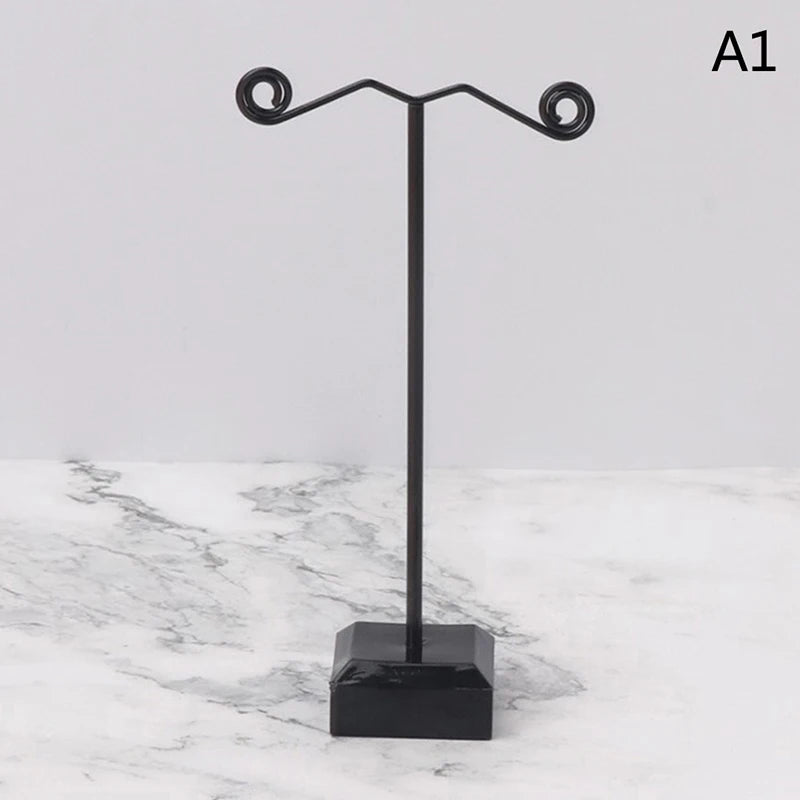 Metal T-Bar Earring Display Stand | Stud, Hoop & Dangle Holder Earring Display Stand QXL A1