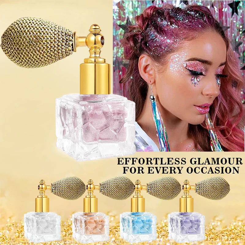 Body Glitter Highlighter Powder | Face Hair & Body Shimmer Body Glitter Highlighter QXL