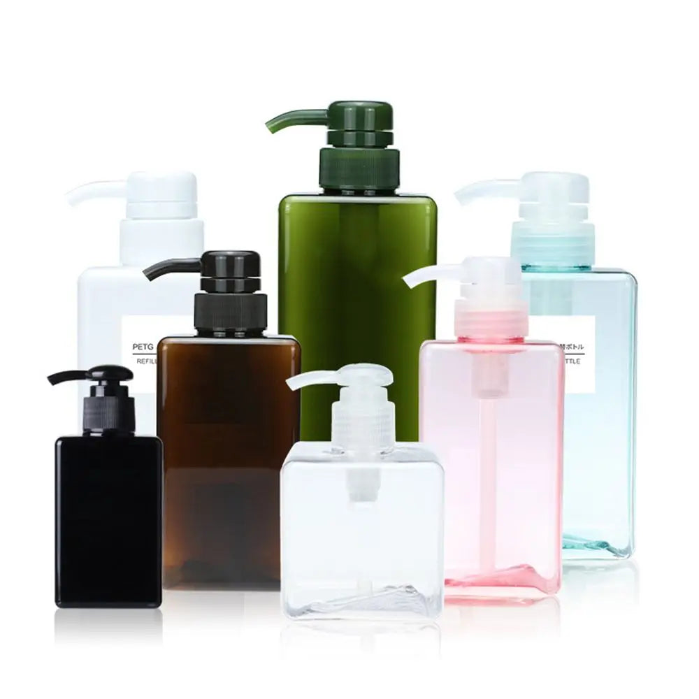 Clear PETG Pump Soap Dispenser Bottle 100–650ml | Refillable Pump Dispenser Bottle QXL