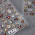 5D Kawaii Sheep Nail Art Stickers | Self-Adhesive Decals Nail Art Stickers QXL 1pcs TS-2796