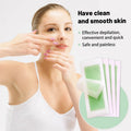 12/24-Pack Facial Wax Strips | Lip, Chin & Eyebrow Hair Removal Facial Wax Strips QXL 12PCS