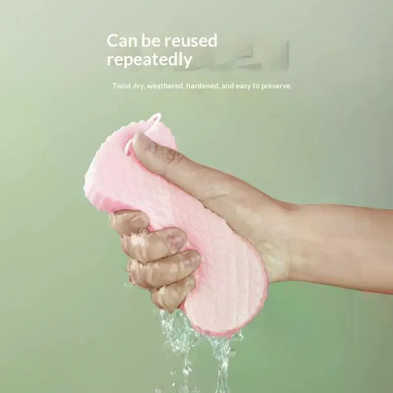 Super Soft Exfoliating Bath Sponge with Hanging Rope Exfoliating Bath Sponge QXL