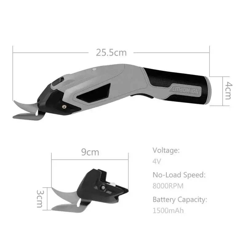 Dreamburgh USB Rechargeable Electric Scissors – Fabric & Leather Electric Scissors QXL