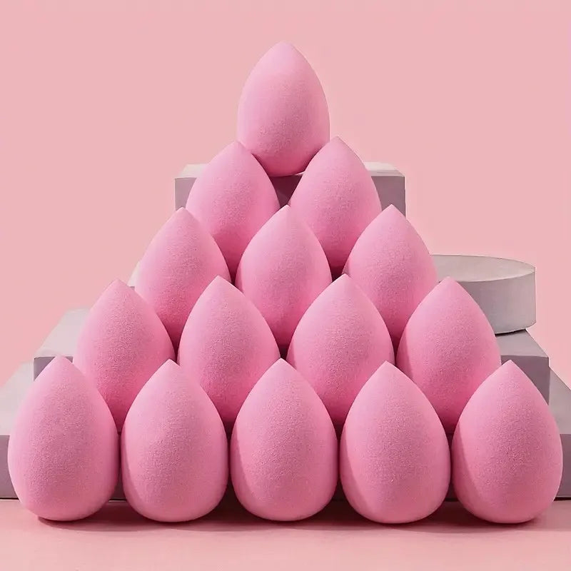Water-Expandable Makeup Sponges – Beauty Blender Set 1/6/15pc Makeup Sponge Set QXL Pink