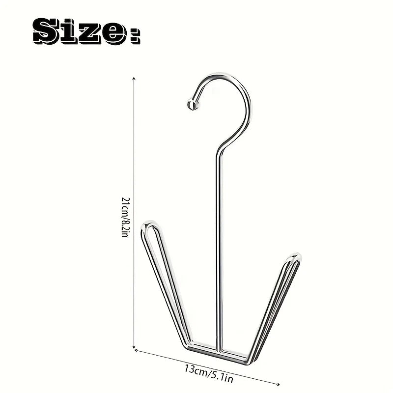 PVC Shoe Hanging Rack | Double Hook Drying & Storage Organizer Shoe Hanging Rack QXL 1Pc