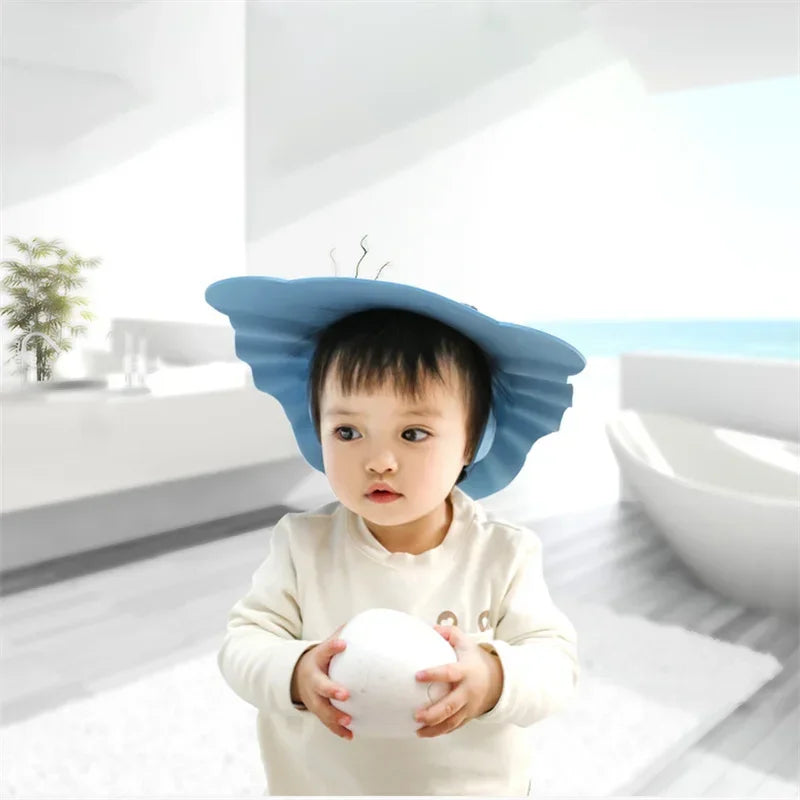 Baby Shower Cap Adjustable | Ear & Eye Guard for Toddlers Baby Shower Cap QXL